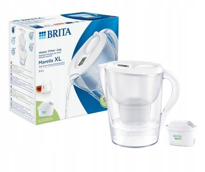 Dzbanek BRITA MARELLA XL 3.5L z 1 wkładem MAXTRA PRO