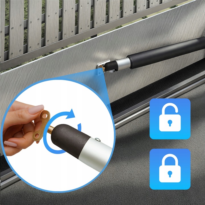 Napęd bramy dwuskrzydłowej WIFI ZESTAW 2x2m 400kg + 4 piloty + lampa LED