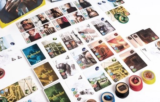 GRA PLANSZOWA EDUKACYJNA RODZINNA Splendor GRA dla dzieci 10+ 2-4 OSÓB