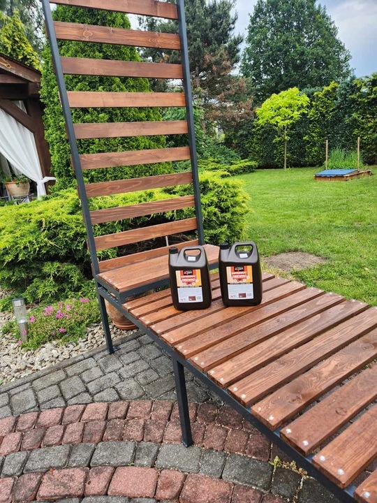 TRWAŁY IMPREGNAT DEKORACYJNY I FARBA 2w1 DO DREWNA OGRODOWEGO Z WOSKAMI 10L