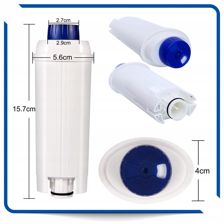 Oryginalny Filtr do Wody Ekspresu DeLonghi DLS C002 SER3017 Wkład