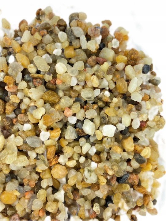 ŻWIREK ŻWIR PIASEK KWARCOWY DO AKWARIUM BURSZTYNOWY POD ROŚLINY 3-5mm 10KG