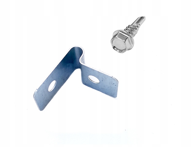 Zawijka zapinka uchwyt do paneli ocynk 100szt