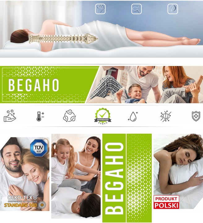 MATERAC 90x200X10 PIANKOWY W POKROWCU ANTYALERGICZNY DWUSTRONNY