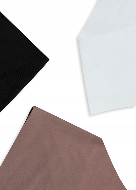 3x Figi majtki damskie bezszwowe białe czarne brązowe Bloovii Pachisi XL