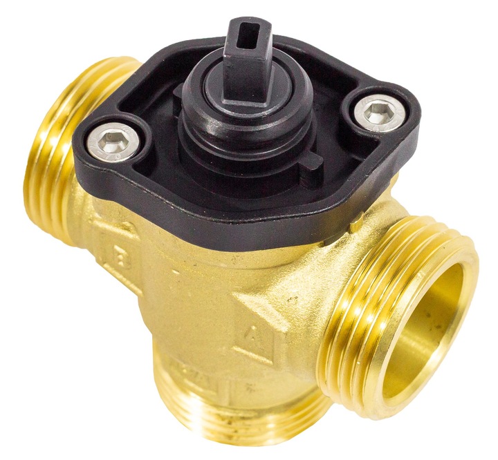 ZAWÓR STREFOWY PRZEŁĄCZAJĄCY 3-DROGOWY 1" CAL DN25 KVS 8m³/h Z