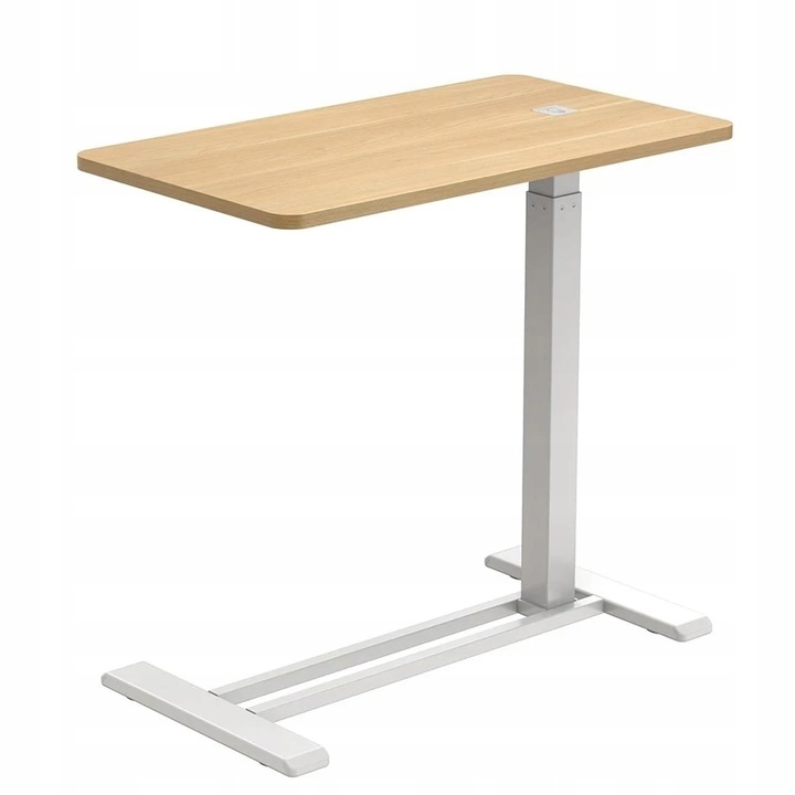 Małe Biurko na kółkach 66-106 cm Udźwig 7 kg Stolik pod laptopa obok łóżka