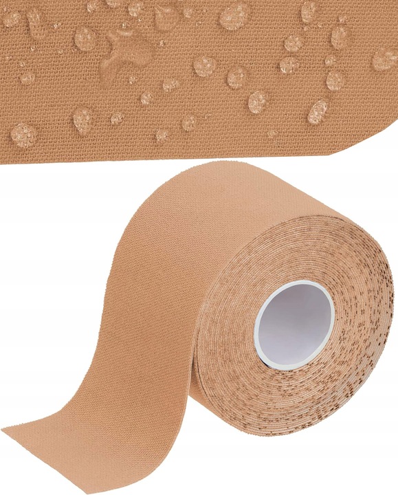 TAŚMA MODELUJĄCA UNOSZĄCA BIUST PUSH UP TAPE 5M DEKOLT ORYGINALNA BOOB BEŻ