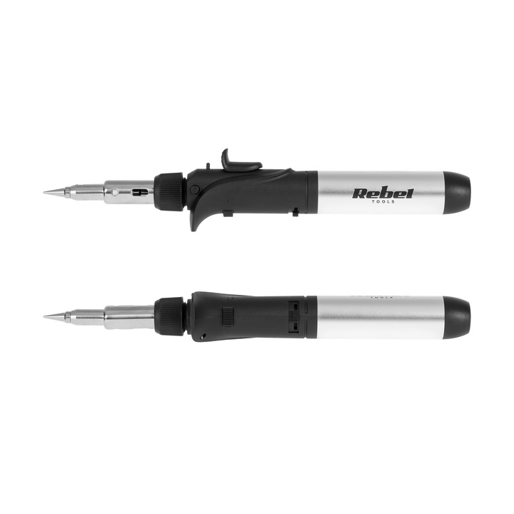 Lutownica gazowa zestaw (FK-062) 200°C - 500°C Rebel, opalarka palnik