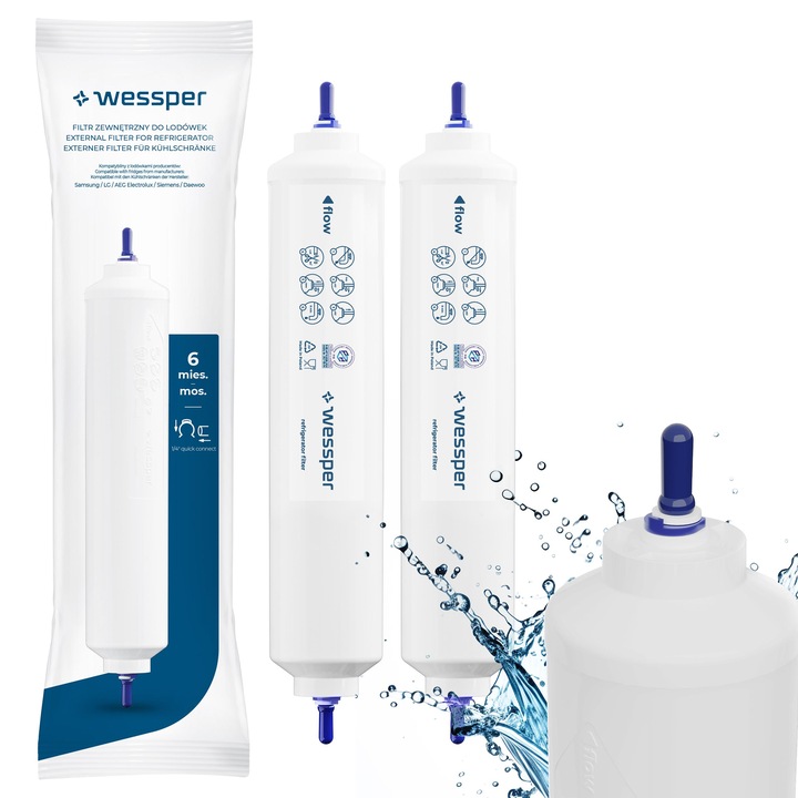 2x Filtr lodówki Samsung zamiennik do DA29-10105J HAFEX/EXP na wężyk