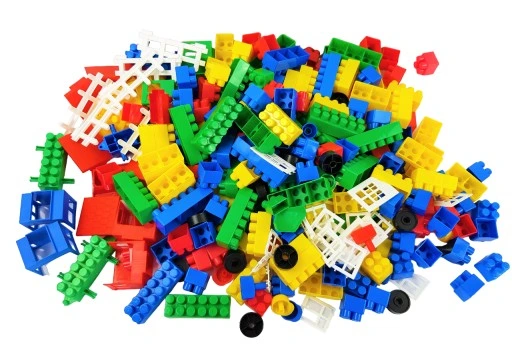 KLOCKI KONSTRUKCYJNE 500 w POJEMNIKU POLSKIE DUŻE