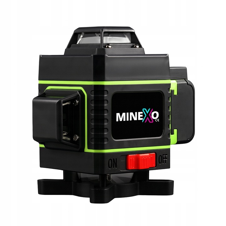 POZIOMNICA LASEROWA POZIOMICA 4D 16 LINII KRZYŻOWA 360 LASER ZESTAW