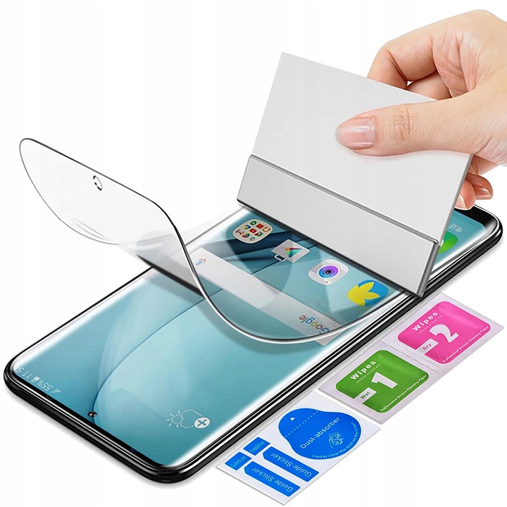 Etui do Motorola Moto G85 5G |Pancerne Przeźroczyste Silikonowe | 3x folia