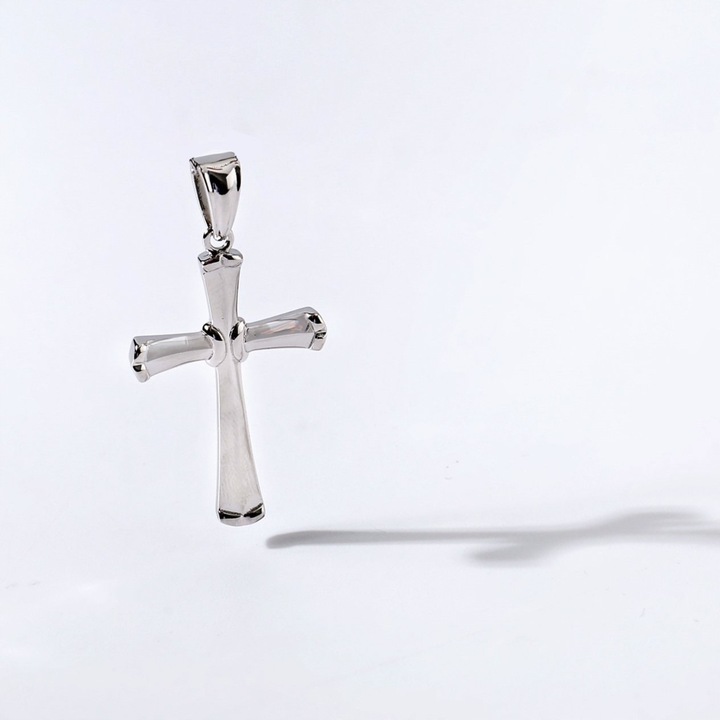 SREBRNY MĘSKI DUŻY KRZYŻ ZAWIESZKA KRZYŻYK RODOWANY SREBRO PRÓBA 925