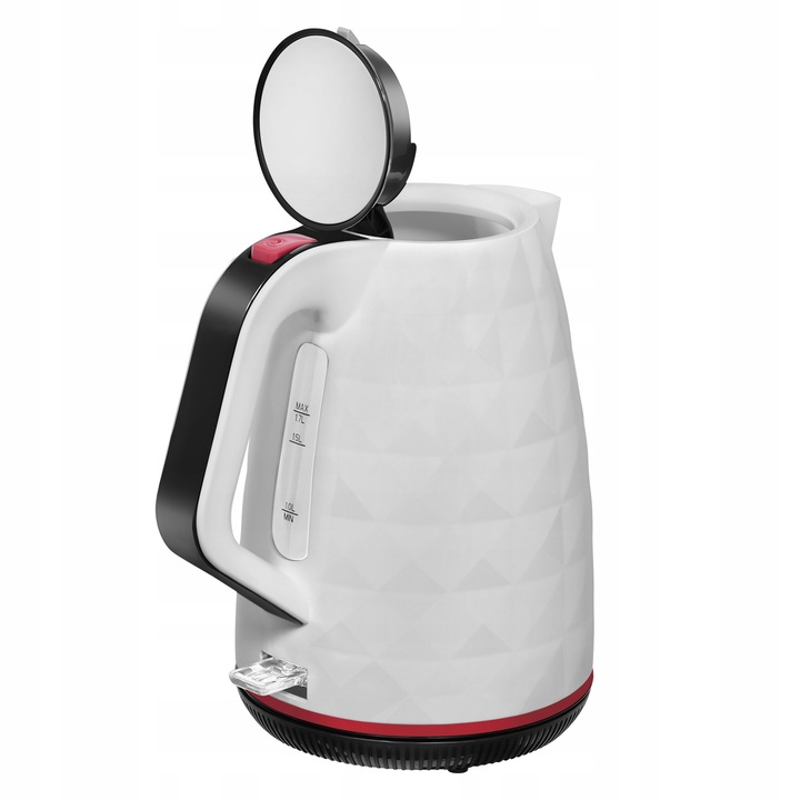 CZAJNIK ELEKTRYCZNY bezprzewodowy BIAŁY CICHY 2200W BEZ BPA FREE 1,7L