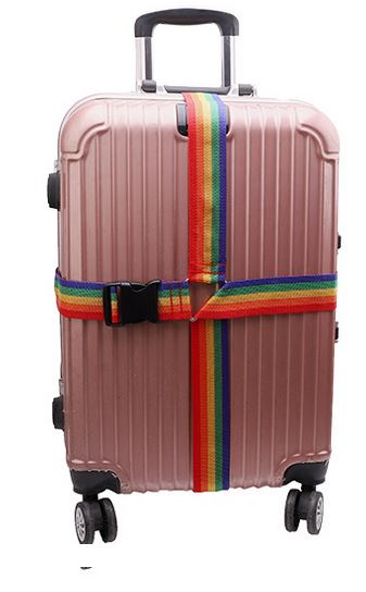 PAS PODWÓJNY SPINAJĄCY DO WALIZKI zabezpieczający 5cm 4m na BAGAŻU 1szt kol