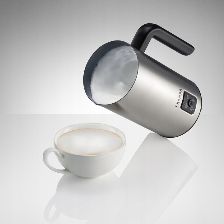 Spieniacz do mleka z PODGRZEWACZEM 2 MIESZADEŁKA 4 TRYBY SPIENIANIA