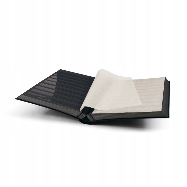 KLASER NA ZNACZKI BASIC A4 60 STRON CZARNE STRONY CZARNY LEUCHTTURM