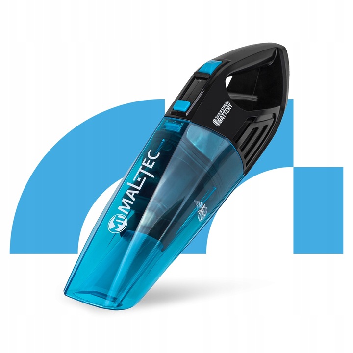 ODKURZACZ RĘCZNY BEZPRZEWODOWY AKUMULATOROWY SAMOCHODOWY CZYŚCI NA MOKRO