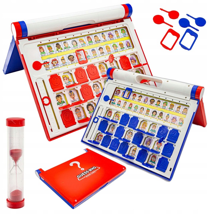 Gra Planszowa Towarzyska Pamięciowa Zgadnij Kto ? WHO IS IT? Detektyw