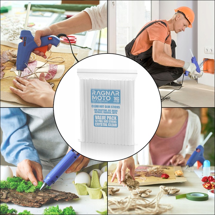 Mocny klej do pistoletu na gorąco wkłady 11mm ~52 laski termotopliwy