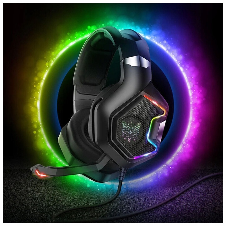 ONIKUMA K10 PRO SŁUCHAWKI GAMINGOWE Z MIKROFONEM DLA GRACZY DO GRANIA RGB
