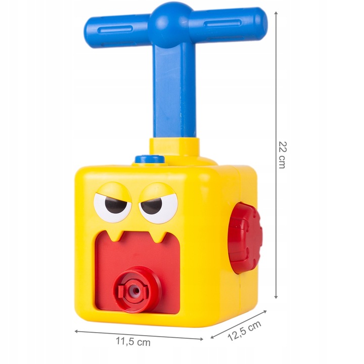 AUTO WYRZUTNIA BALONOWA BALONÓW RAKIET SAMOCHÓD AERODYNAMICZNY POMPKA