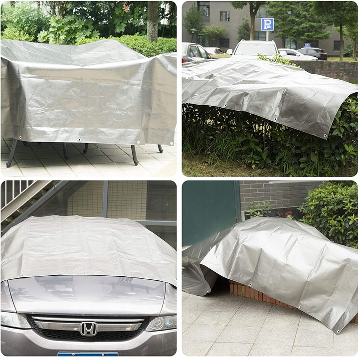 PLANDEKA MOCNA 3X5M GRUBA NA SAMOCHÓD UV++ WYTRZYMAŁA PLANDEKI