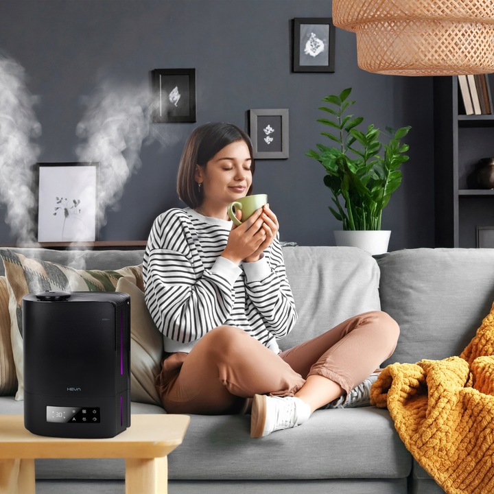 Nawilżacz powietrza WYDAJNY HIGROSTAT AROMATERAPIA DUŻY XL 5l dysza