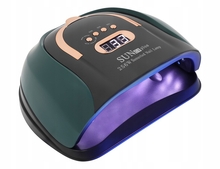 Lampa do paznokci UV Dual LED Sun C4 Plus 256W ZIELONA