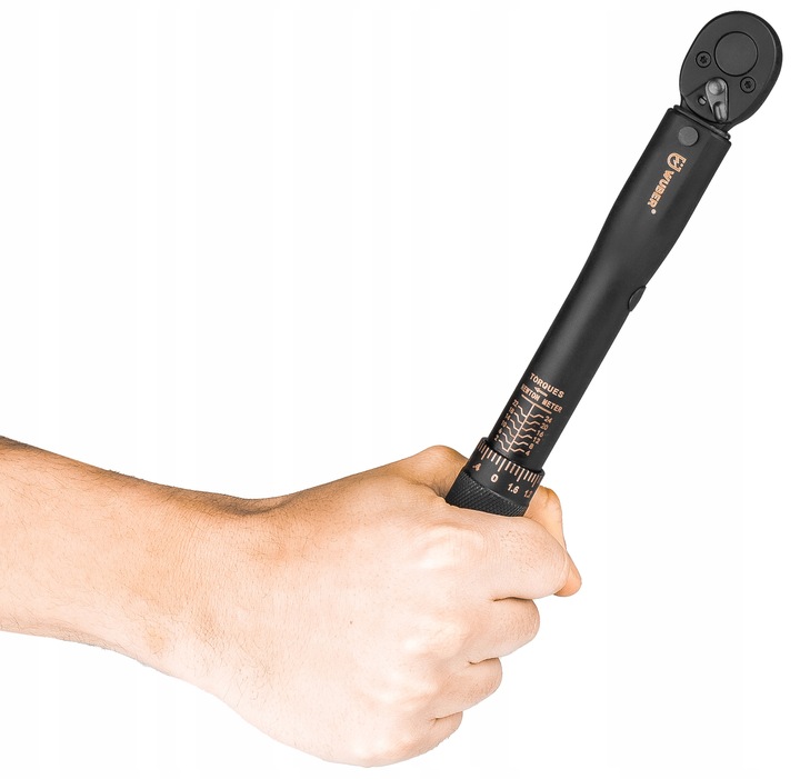 KLUCZ DYNAMOMETRYCZNY 1/4" Z BLOKADĄ 2-24NM CERTYFIKAT KALIBRACJI ETUI