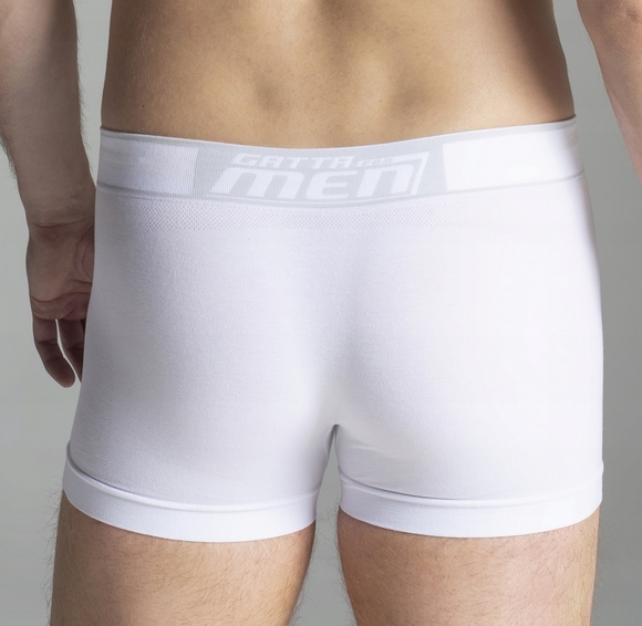 6 X GATTA BOXER BOKSERKI MĘSKIE BAWEŁNA SZARE BIAŁE M