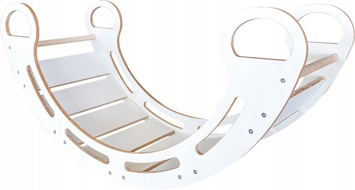 Bujak , bujaczek+zjeżdżalnia- Montessori MDF BIAŁY