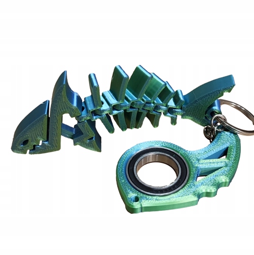 Keyspinner Keyrambit + Rekinek TikTok Key - Na Prezent! LAGOON -Druk 3D