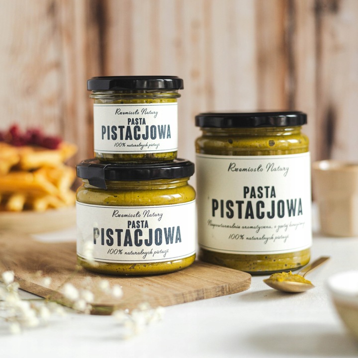 PASTA PISTACJOWA 100% PISTACJI - Rzemiosło Natury - 100g