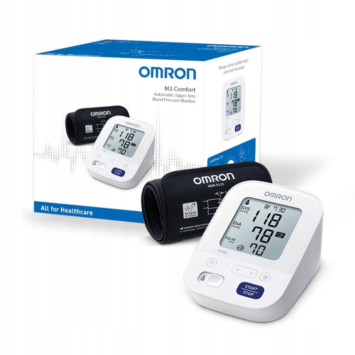 OMRON M3 COMFORT AUTOMAT WYKRYWA ARYTMIE HEM