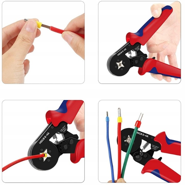 ZACISKARKA DO TULEJEK SZCZYPCE DO ZACISKANIA KOŃCÓWEK PRZEWODÓW PRASKA