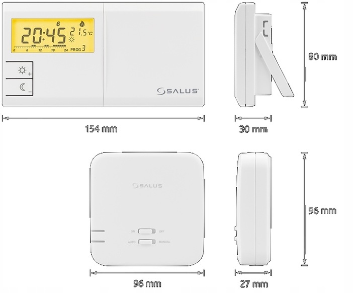 STEROWNIK 091FLRFV2 REGULATOR TEMPERATURY BEZPRZEWODOWY TERMOSTAT +NOŻYK!