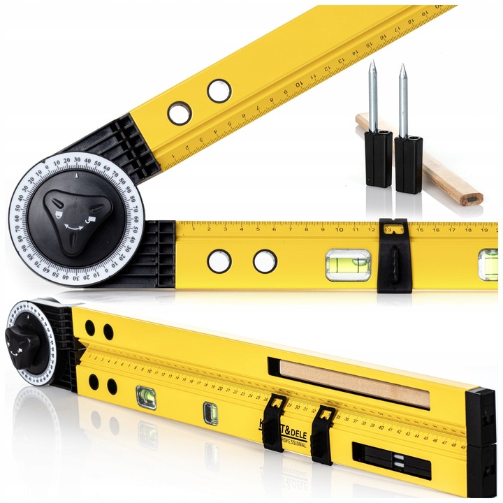 Kątownik NASTAWNY 600 Kątomierz BUDOWLANY ŚLUSARSKI CIESIELSKI