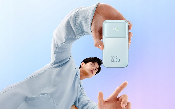 BASEUS POWER BANK SZYBKIE ŁADOWANIE 20000MAH 22.5W KABEL USB-C LIGHTNING