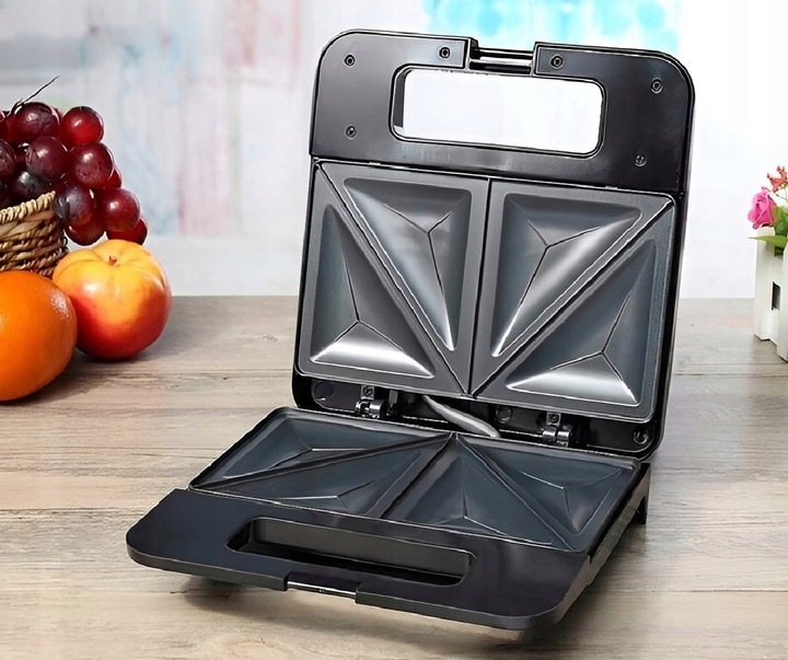 TOSTER OPIEKACZ DO KANAPEK TOSTÓW SANDWICH NIEPRZYWIERAJĄCA POWŁOKA