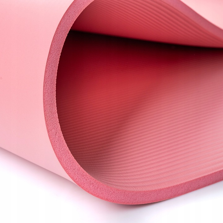 GRUBA Mata Gimnastyczna do Ćwiczeń Jogi Pilatesu 190x60 NBR Fitness 1,5cm