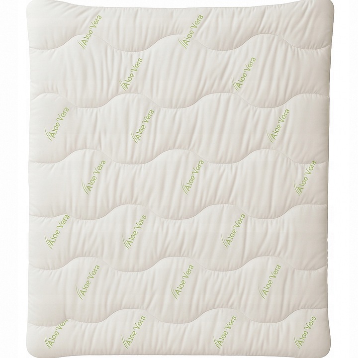 Kołdra Aloe Vera Jesienno-Zimowa Ciepła Puszysta 220x200 Polska Jakość