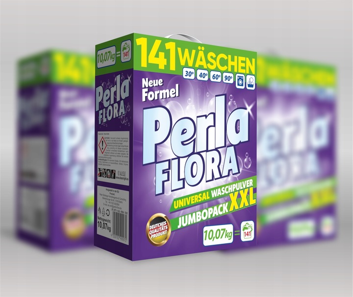 PROSZEK DO PRANIA PERLA FLORA 10,07KG PERSI FLORA UNIWERSALNY