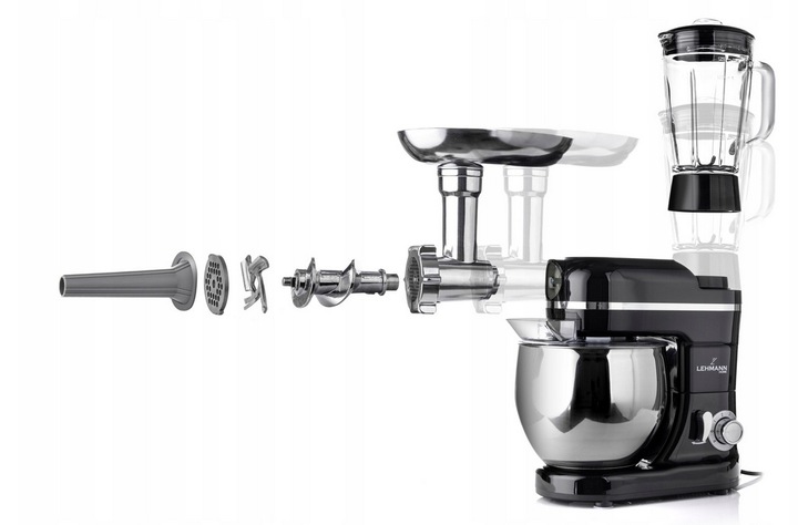 ROBOT KUCHENNY PLANETARNY MIKSER BLENDER SZKLANY DUŻA MISA