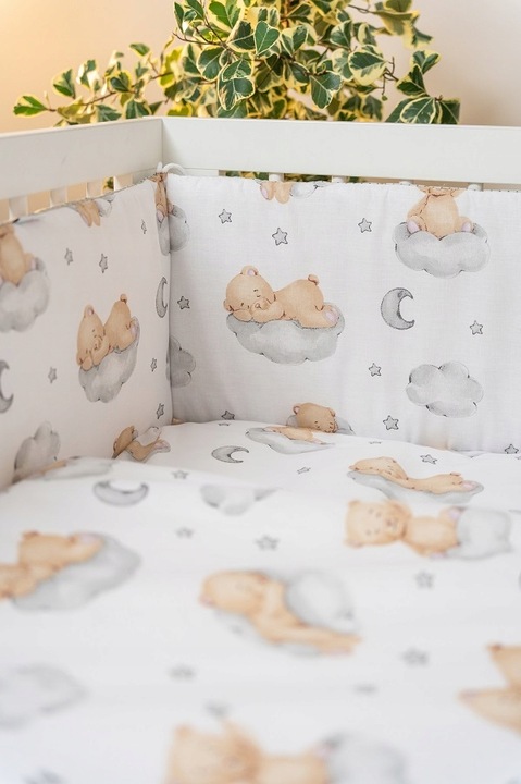 POŚCIEL DZIECIĘCA 135x100 cm DO ŁÓŻECZKA 140x70 NIEMOWLĘCA 2EL BABYMAM