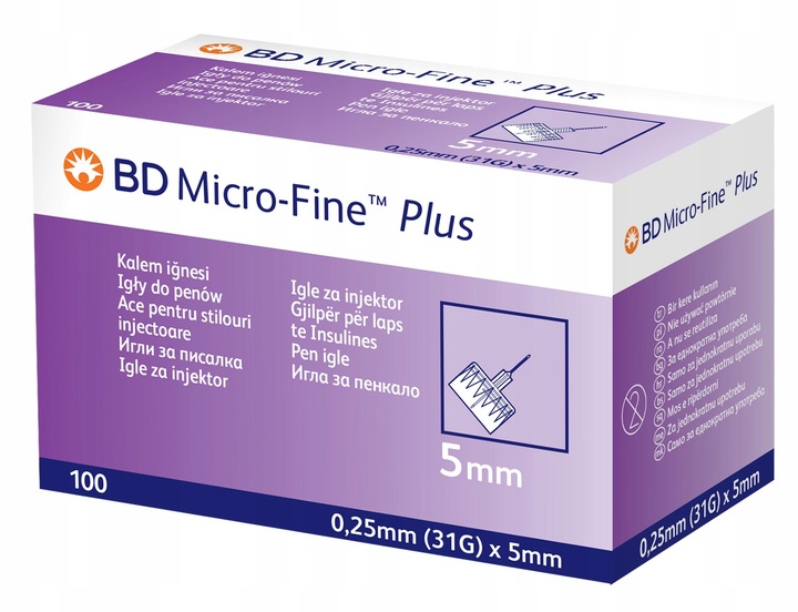 Igły do penów BD Micro-Fine 31G x 5mm