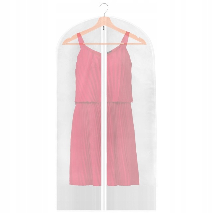 POKROWIEC NA UBRANIA ODZIEŻ PŁASZCZ GARNITUR KOSZULĘ 150 cm DUŻY ORGANIZER