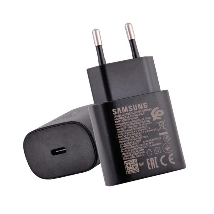 UNIWERSALNA ORYGINALNA SZYBKA ŁADOWARKA SAMSUNG 25W USB typ C EP-TA800EBE