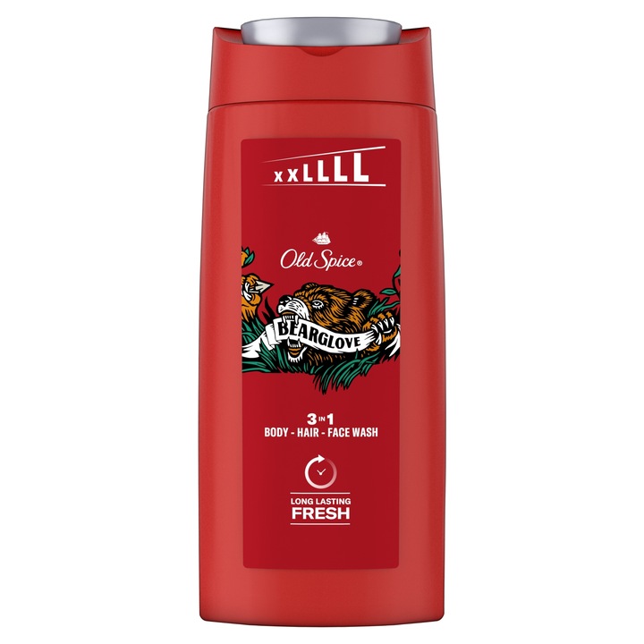 Old Spice Bearglove szampon żel pod prysznic 3w1 dla mężczyzn XXL 675 ml